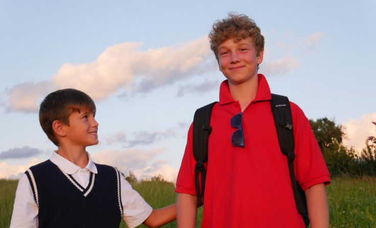 Elias Paminger und Matthias Grüneis (Foto: Mysterienspiele Kopfing)