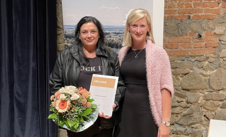 Reitwartin Andrea Wimeder und Obfrau Doris Grabmann (Foto: RBBS Brunnenthal)