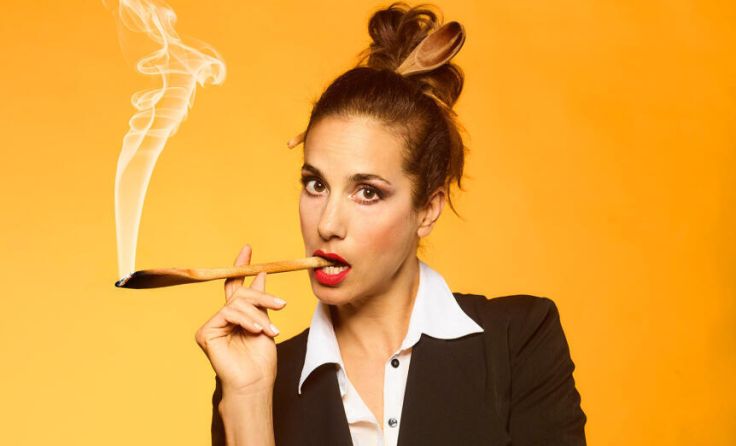 Nina Hartmann ist endlich Hausfrau. (Foto: Luis Casanova)