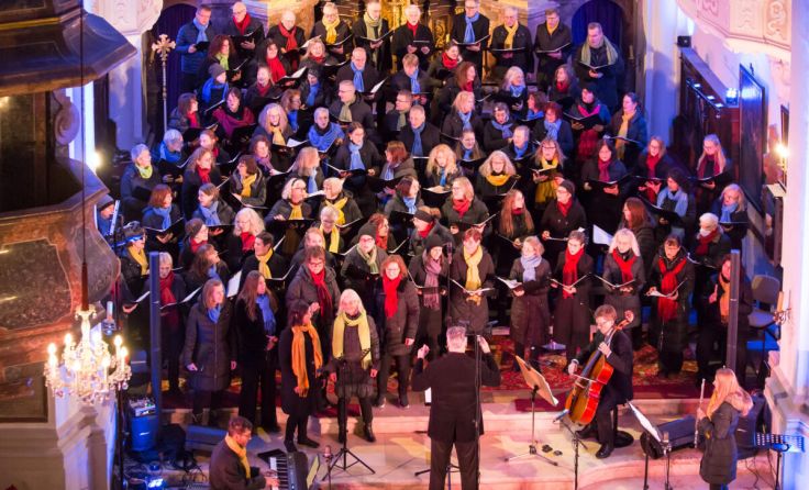 Der Chor wird heuer Mozarts Requiem aufführen. (Foto: Johann Eibelhuber/Hausruckvoices)
