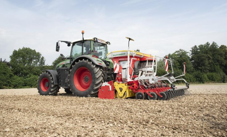 Moderneste Sätechnik (Foto: PÖTTINGER Landtechnik GmbH)