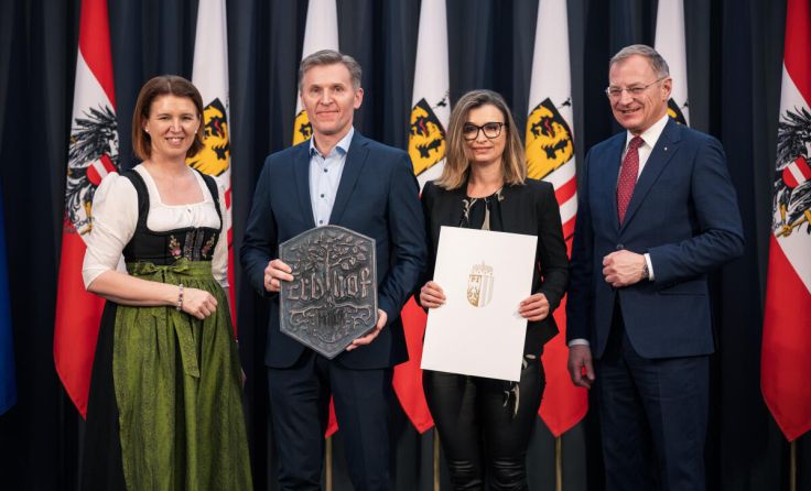 Ehrung für das Michlmayrgut, Hinzenbach (Foto: Land OÖ/Max Mayrhofer)