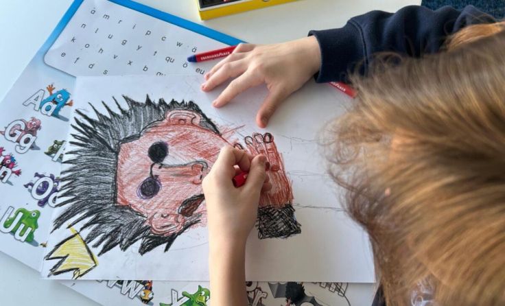 Jugendliche Fantasie und Ausdruckskraft (Foto: Bibliothek Grieskirchen)