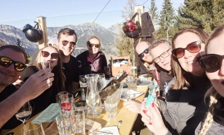 Spaß beim Skitag (Foto: Marktgemeinde Wallern)