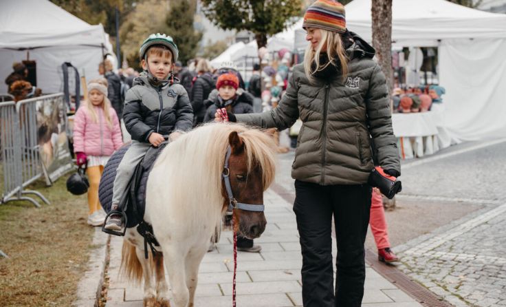 Attraktion für Kinder ist das Ponyreiten. (Foto: Sophia Hartsch - bunterpixel)