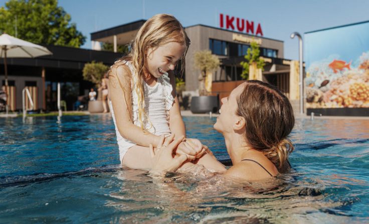 Das neue Erlebnisbad in Natternbach (Foto: IKUNA Naturresort)
