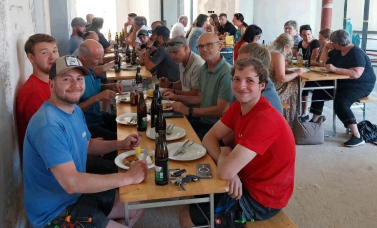 Gleichenfeier in Hinzenbach (Foto: Privat)