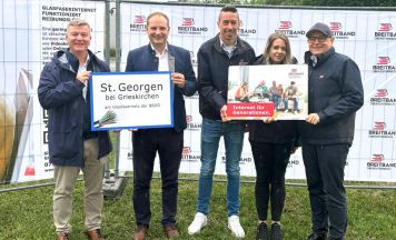 Spatenstich für Glasfaserausbau in St. Georgen bei Grieskirchen erfolgt