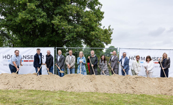 Spatenstich (Foto: Land OÖ/Haag)