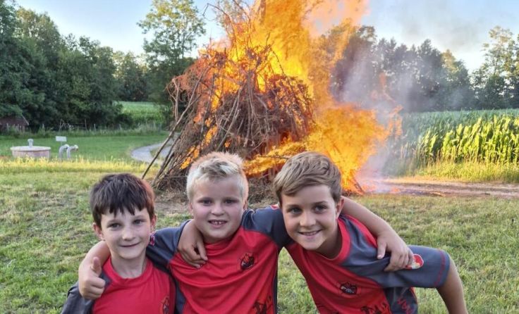 Auch die Jugend "brennt" für das Fest. (Foto: Peter Ögger)