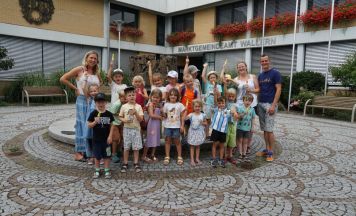 Erfolgreiche Schwimmwoche für Kindergartenkinder in Wallern