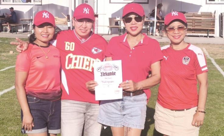 Das Siegerteam: Neng Auinger, Medi Friedl, Payao Friedl und Kai Hattinger (Foto: Hattinger)