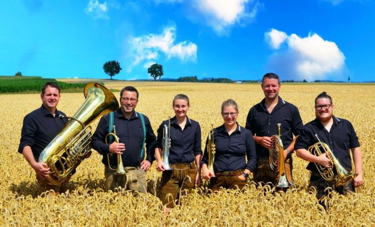 Die sechs Musiker von Waizenbrass (Foto: Waizenbrass)