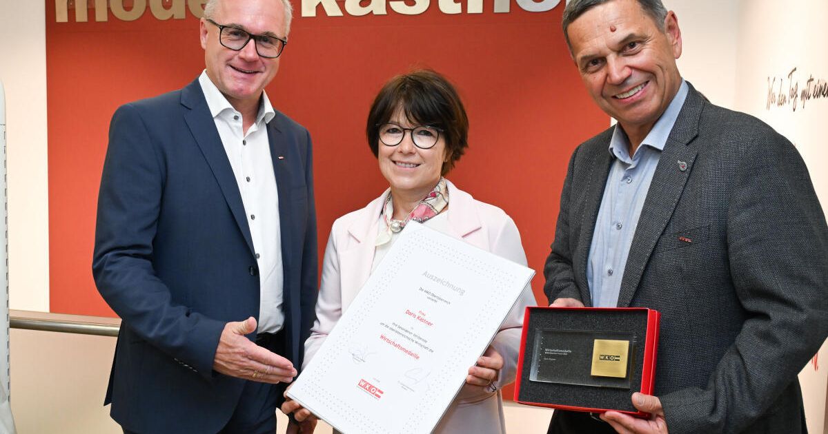 Grieskirchnerin Doris Kastner für 30 Jahre Unternehmertum ausgezeichnet