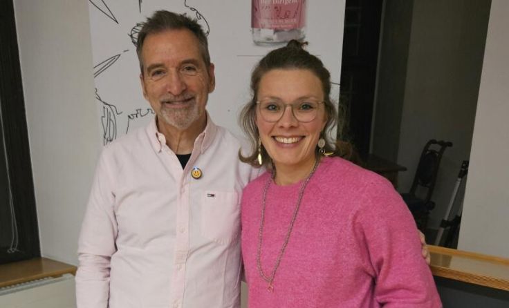 Christian Neuburger mit Organisatorin Martina Pauzenberger (Foto: Pauzenberger)