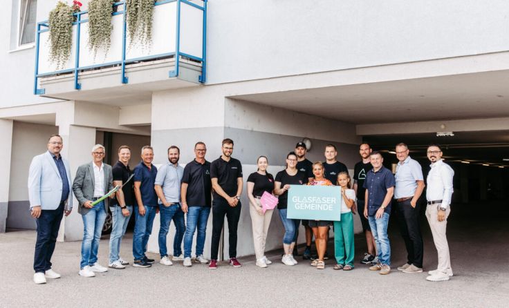 Freude über die Projektfertigstellung in Bad Schallerbach (Foto: Hanetseder Markus)
