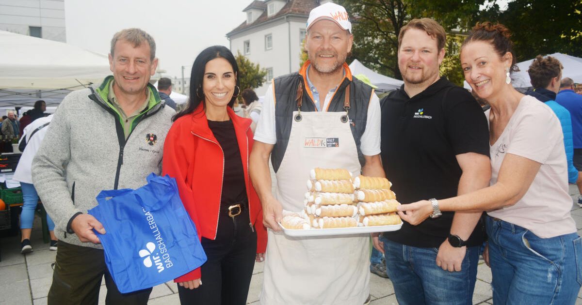 Regionale Spezialitäten beim Genussmarkt in Bad Schallerbach