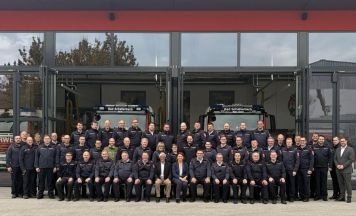 Feuerwehrfunktionäre des Bezirks Grieskirchen besprechen Herausforderungen mit Landesrätin