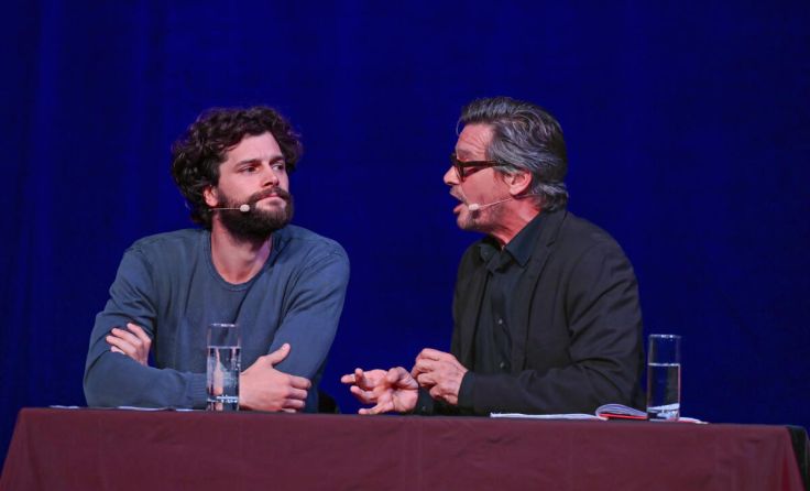 Aron (l.) und Fritz Karl (Foto: Rudi Gigler)