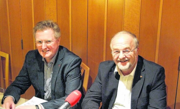 Fraktionsobmann Johann Reindl-Schwaighofer und Vzbgm. Hermann Wimmer