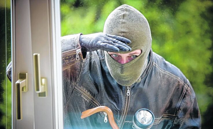 Terrassentüren oder Fenster sind beliebte Einstiegsmöglichkeiten. Foto: Wodicka