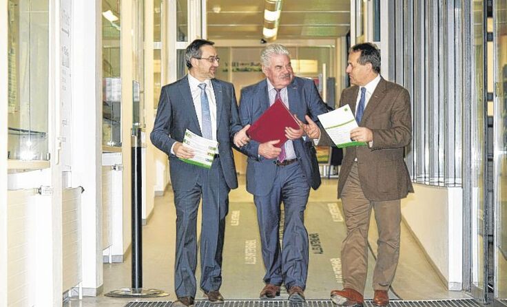 Franz Ziegelbäck, Manfred Spiesberger und Josef Resch Foto: Holzinger