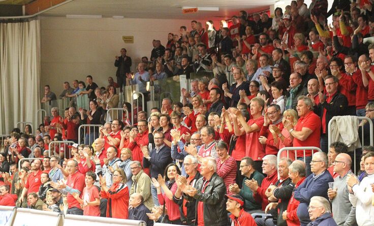 Am Sonntag kommt es auch auf die Fans an. Der WBC braucht den sechsten Mann. Foto: Erhardt