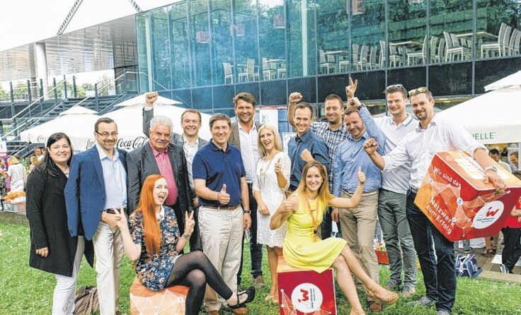 Die Junge Wirtschaft lud zum Sommerfest und viele kamen... 