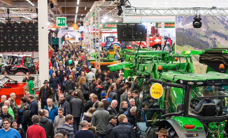 Viel los war auf der Agraria 2016 auf dem Welser Messegelände. Foto :Messe Wels