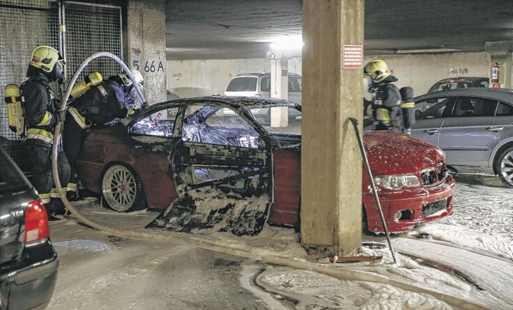 In der Römerstraße gab es 2016 einen Brand in einer Tiefgarage. Foto: laumat.at