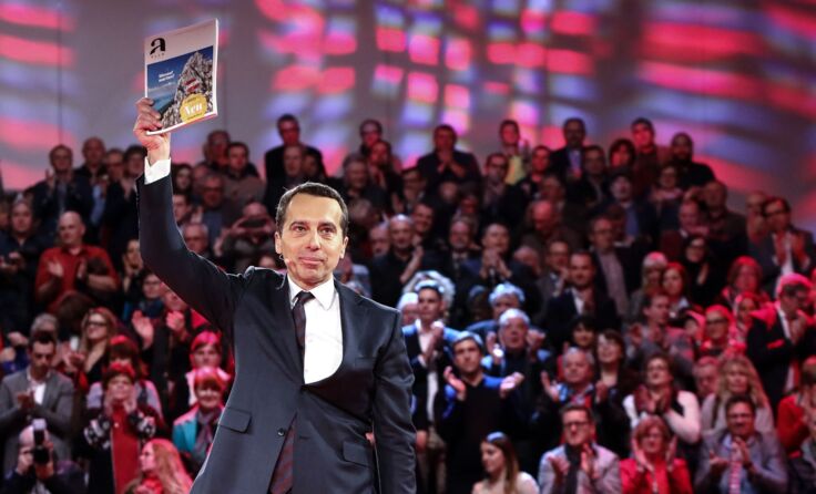Bundeskanzler Christian Kern stellt seinen Plan A für Österreich in Wels vor. Foto: Weihbold
