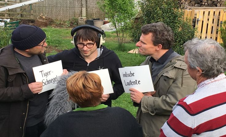 Gartenbewohner in der Diskussion. Foto: Club Real