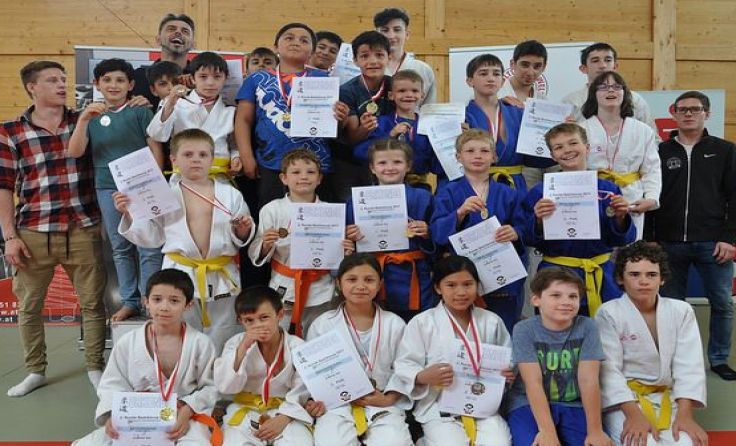 Erfolgreich beim Judo-Bezirkscup.