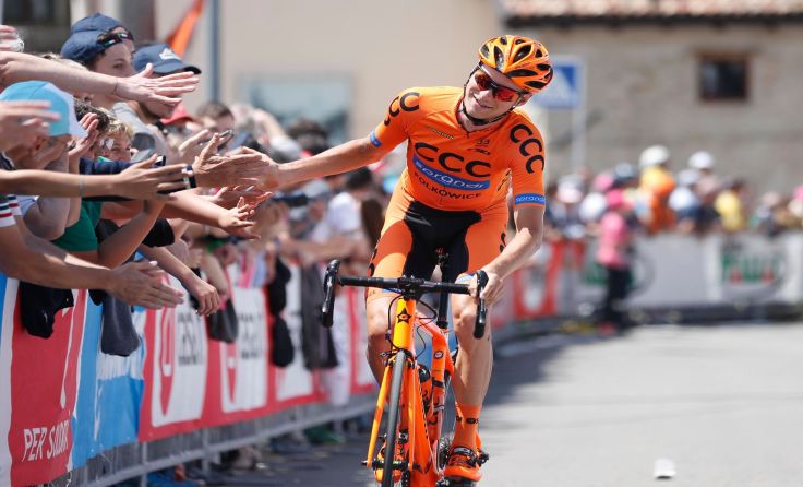 Großschartner konnte sich in der letzten Giro-Woche auszeichnen. Mario Stiehl