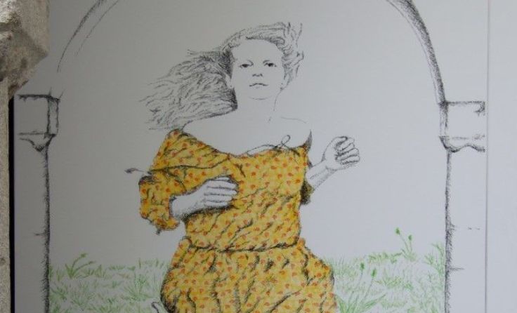 Ein Teil des Stamp Art Bühnenbildes