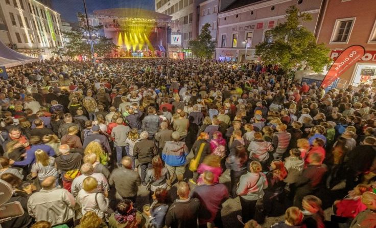 Vor allem am Samstag war das MusikfestiWels rappelvoll. Foto: WelsMarketing