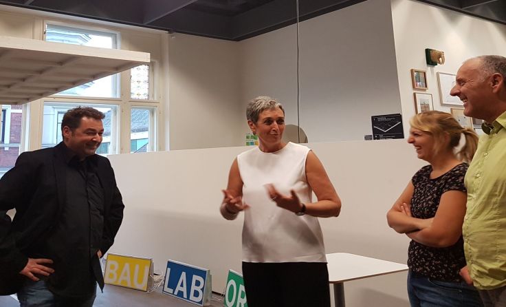 Ulrike Lunacek war zu Gast im Welser MedienKulturHaus.