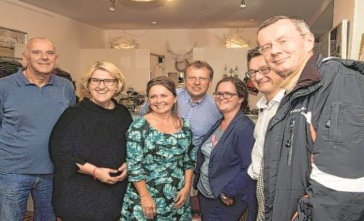 Die Grünen auf Tour in der Welser Innenstadt Foto: Die Grünen