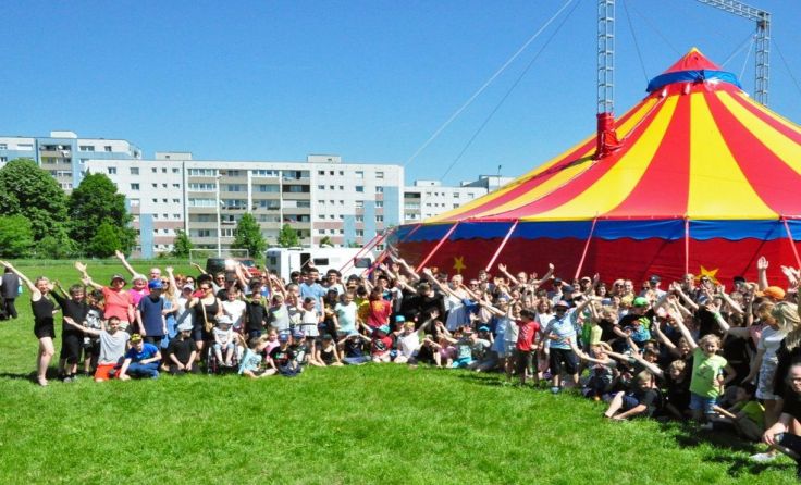 Das ISZ arbeitet immer wieder projektorientiert, wie bei „Zirkus macht Schule“.