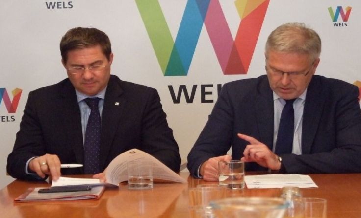 Bürgermeister Andreas Rabl (FP) und VP-Stadtparteiobmann Peter Csar