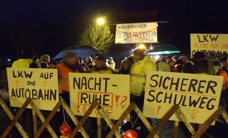 Die Bürger gingen im Dezember für ihr Anliegen auf die Straße.