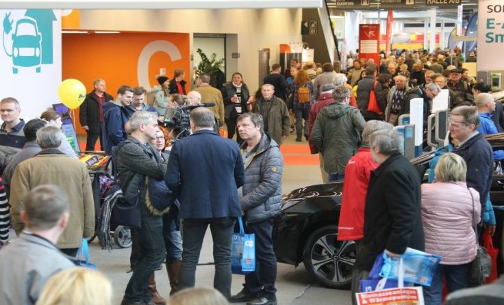 Viele Besucher bei der Energiesparmesse Foto: Messe Wels