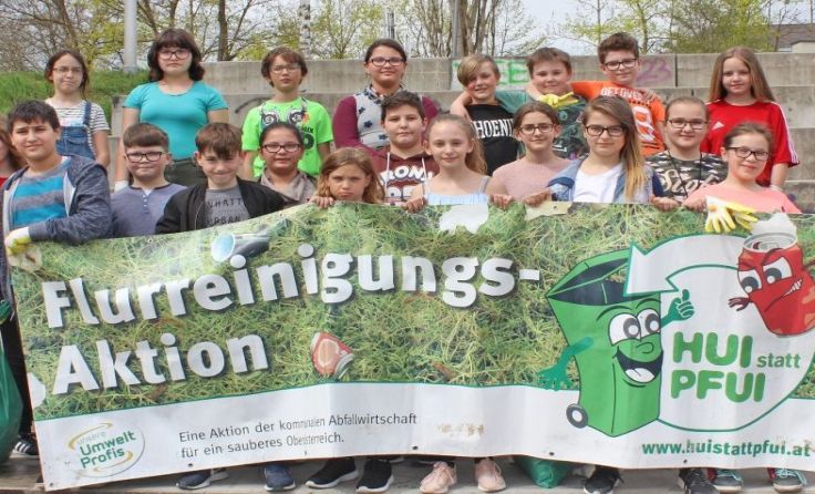 Auch viele Schulklassen machten mit. Fotos: Stadt Wels