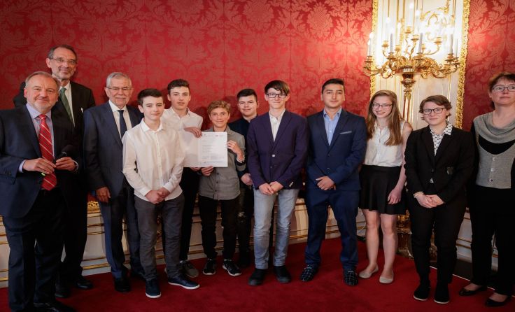 Preisverleihung in der Wiener Hofburg Foto: Peter LechnerHBF