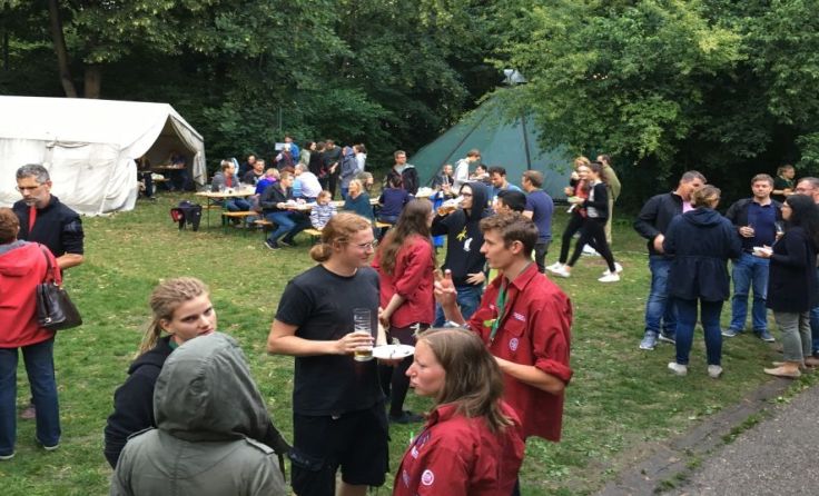 Der Regen hat dann für das Sommerfest doch noch eine kleine Pause eingelegt.