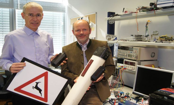 Roland Exler (li) mit Kurt Niel Foto: FH OÖ