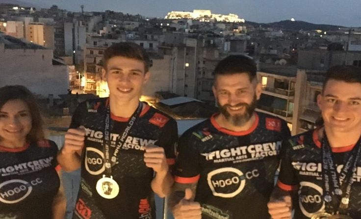 Betreuer und Kämpfer der Fightcrew Wels können stolz sein. Foto: Privat