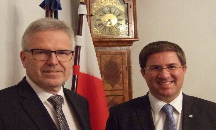 Labg. Peter Csar (VP) und FP-Bürgermeister Andreas Rabl