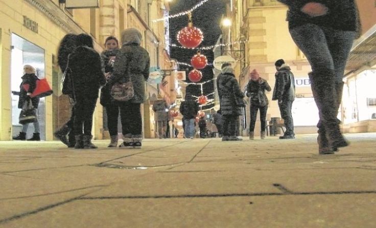 Unterwegs in der Schmidtgasse. 