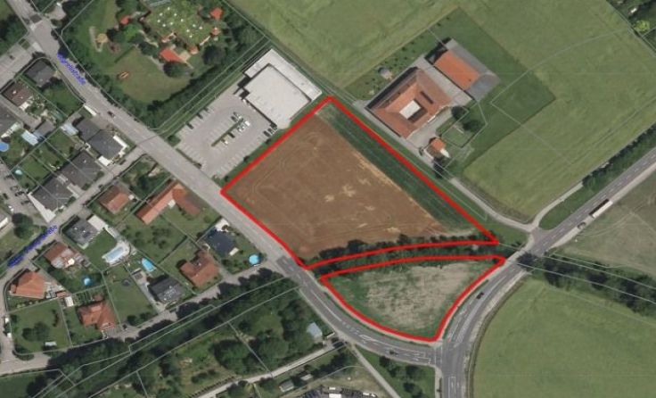 Das neue Grundstück für den Kindergarten grenzt an die Negrellistraße. Foto: Stadt